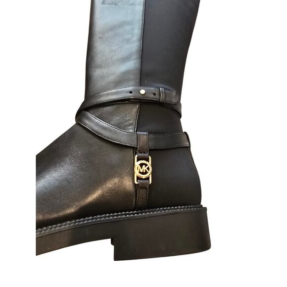 Michael Kors Abigail Wide-Calf Boots in Black NEW Size 9.5 W - Picture 5 of 9